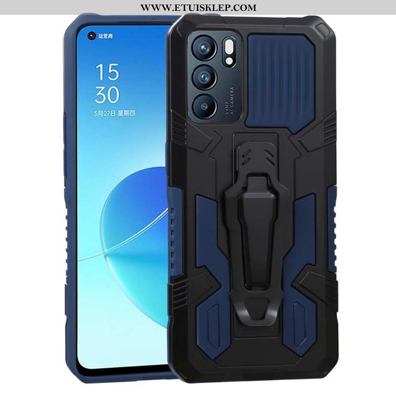 Futerały do Oppo Reno 6 5G Robot Z Zaczepem Na Pasek